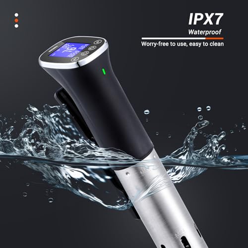 Image of INKBIRD WiFi Immersion Circulator for Sous Vide, IPX7 Waterproof 1000W Sous Vide Cooker, Accurate Sous Vide Machine with Free App Recipes, Stainless Steel Immersion Cooker & Sous Vide Circulator