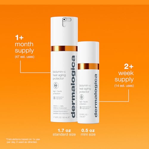 Dermalogica BioLumin-C Heat Aging Protector Moisturizer SPF 50, 1.7 fl oz
