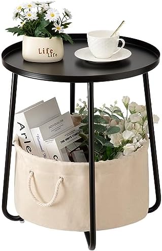 danpinera Small Round Side Table, Metal … danpinera Small Round Side Table, Metal …