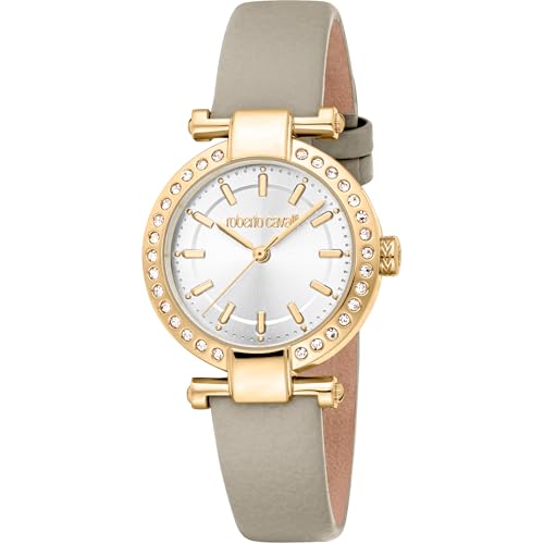 Roberto Cavalli Reloj Analógico para Mujeres de Cuarzo con Correa en Cuero RC5L121L0025 Roberto Cavalli Reloj Analógico para Mujeres de Cuarzo con Correa en Cuero RC5L121L0025