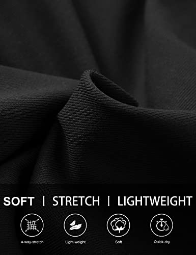 baleaf Bermuda Shorts for Women High Waisted 7'' Athletic Long Workout Running Shorts with 3 Pockets4