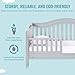 Dream On Me Austin Toddler Day Bed in Pebble Grey, Greenguard Gold Certified