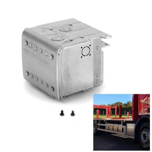 Réservoir d'échappement en métal Lesu pour camion tracteur RC 1/14 Fe Vm