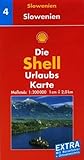 Slowenien: 1:200000: Mit Reiseführer und Ortsverzeichnis. Mit Kennzeichnung v. Sehenswürdigkeiten, landschaftlich schönen Strecken sowie Natur- u. ... (Shell Urlaubskarte Kroatien /Slowenien)