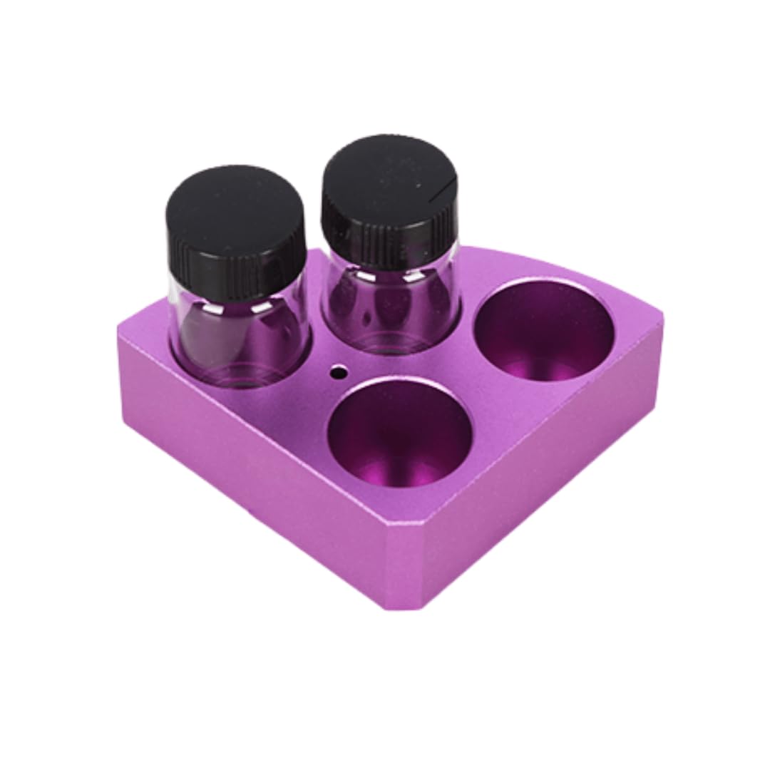 Bloque calefactor de baño seco de aluminio for botellas de muestras de laboratorio: módulo de calentamiento rápido con resistencia a altas temperaturas(20mL)