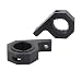Senlips Off Road Light Bar Adjustable Mount Brackets, 1”/1.5”/1.75”/2” Tube Clamp Roof Roll Cage Holder Horizontal Bar Mount Kit for Truck Jeep ATV (Set of 2 Clamps)