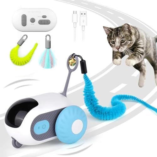 Interactive Cat Toy Self-Employed - Remote Control and Auto Mode ...