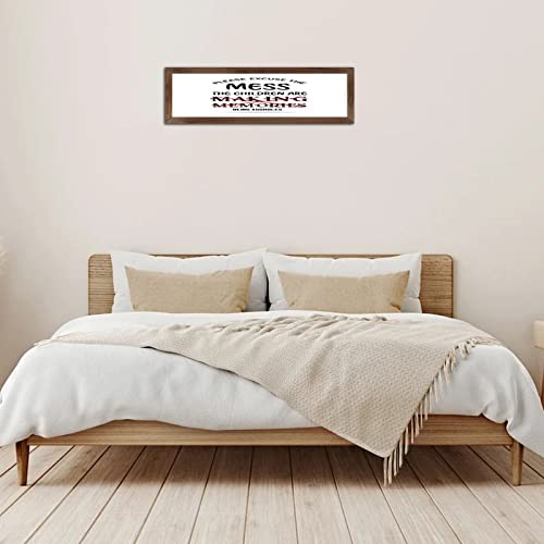 Placa de madera personalizada para decorar la ventana del comedor 4