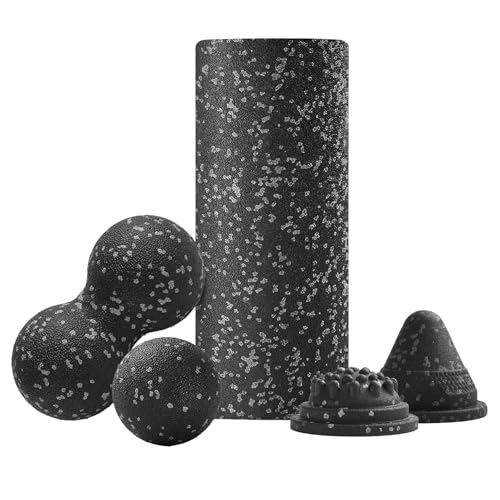 Kit De Masajeador Con Rueda De Yoga: Antideslizante, Absorbente De Golpes, Herramienta De Medicina Deportiva, Ayuda Para Estiramiento | Atleta Entrenamiento Físico Estudio De Viaje Hotel Equipo De Eje