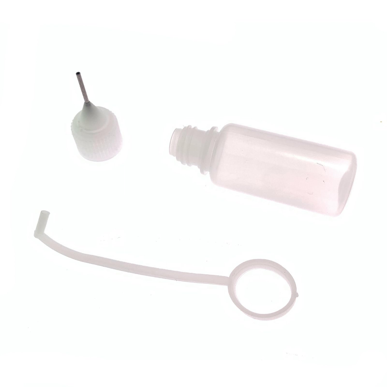 6 flaconi applicatori di colla, 30 ml, in plastica, comprimibili, con punta smussata ad ago da 14 ga, 16 ga, 18 ga, 20 ga, per applicazioni di colla, pittura quilling e bottiglie contagocce