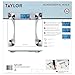 Imagen de Taylor 7595 peso báscula digital de cristal con seguimiento