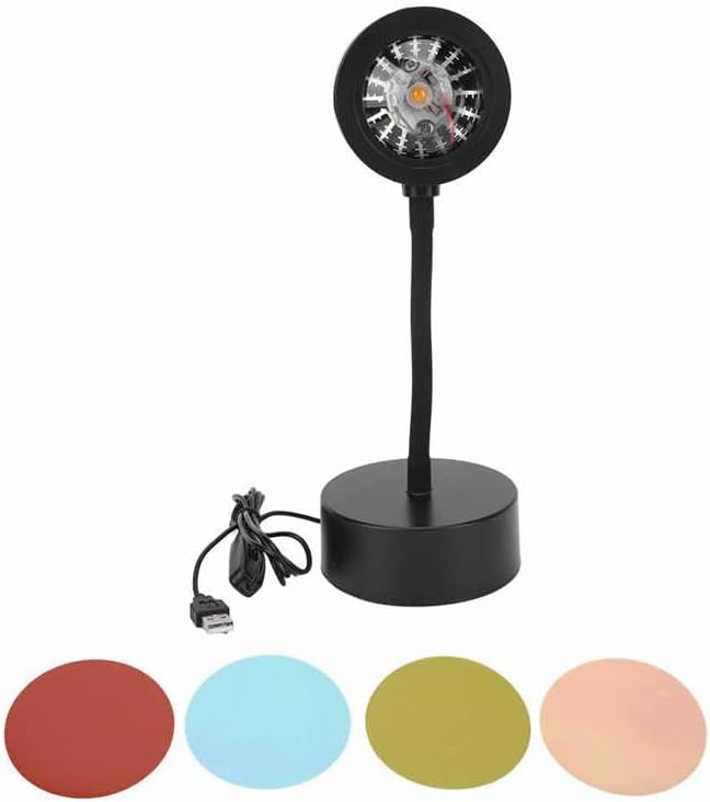 Sunset Projection Lamp Sunset Lamp Projector High Transparency for Party (Color: Color1)