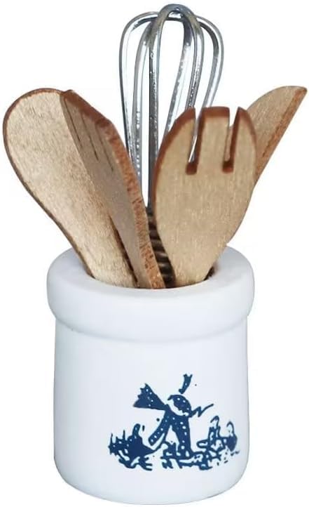 Miniature Kitchen Utensils Set, 1:12 Scale, Decoration Accessories