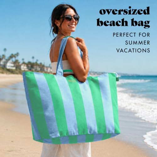 Image of Fit & Fresh All The Things XL Beach Bag for Women, Oversized Travel Tote