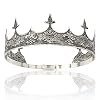 TOBATOBA King Crowns for Men - Medieval Renaissance Costume Accessories for Birthday, Prom, Halloween, Cosplay