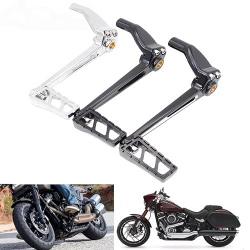 Leviers frein et repose-pieds moto Softail 2018-2023 pour kit de commandes - 3