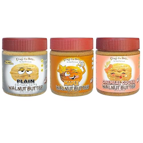 Crazy Go Nuts Walnut Butter Variety Pack - Plain w/Seal