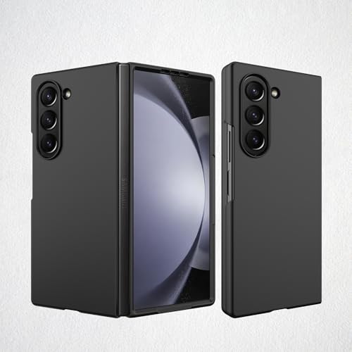 Image of for Samsung Galaxy Z Fold 7 Case Slim Featherlight | Bare Hand Feel Anti-Oil Spray Cover | Precise Fit | Anti-Shock Core Guard - Black