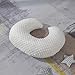 NIVAVA BABY Nursing Pillow and Positioner for Breastfeeding, Ultra Soft Baby Breastfeeding Pillows for More Support for Mom and Baby, with Premium Removable Cover (Pristine)