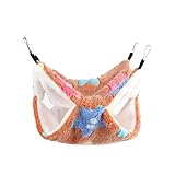 Facile à nettoyer et à entretenir : laver à la main ou en machine, le hamac for cage est facile à installer et fournit non seulement un lieu de repos mais décore également la pièce.