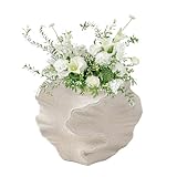 Korallenblumenvase, Korallenvase - Korallendekorationen Keramikvasen-Dekor | Boho-Blumenvasen, Heimdekoration, Skulpturenarbeit für Couchtisch, Bücherregal, Wohnzimmer