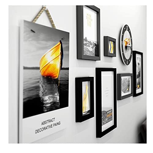 LLC- SUDA Wanddeko Metall, Foto Wandbild Rahmen Collage Galerie Wandrahmen Fotorahmen Collage Bilderrahmen für Wand… – Bild 3