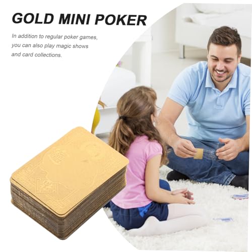 CLISPEED Mini Pokerkarten Spielkarten Miniatur Kartenspiel Kreatives Lernspielzeug Kompakt und Handlich für Zuhause und Unterwegs als Geschenk für Mädchen und Jungen – Bild 4