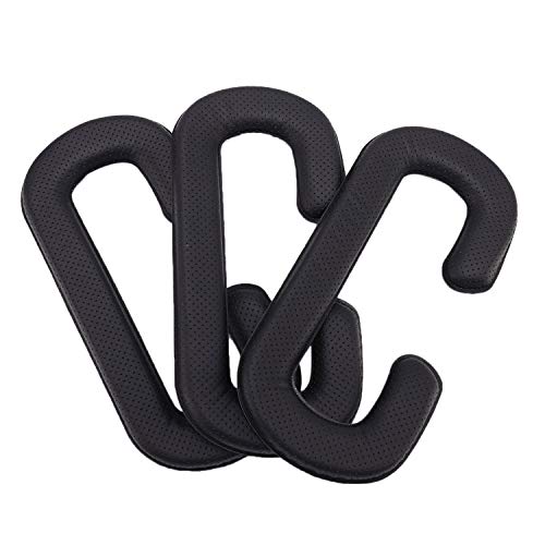 Andifany for Vive Cover Pu Leather,Foam for Vive Headset VR Face Cushion Cover Bundle,Easy-to-Clean Face Foam Replacement for Vive Accessories 11mm(Pack of 3)