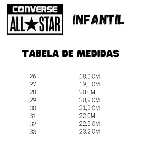 Tenis All Star Converse Chuck Taylor Cano Médio Infantil