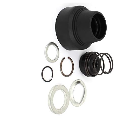 Aexit Gummi elverktyg Elektrisk H-ammer huvudskydd svart för bosch PA6-GF30(Outil alimentation marteau électrique Agrafe noir Chapeau printemps Pour bosch PA6-GF30