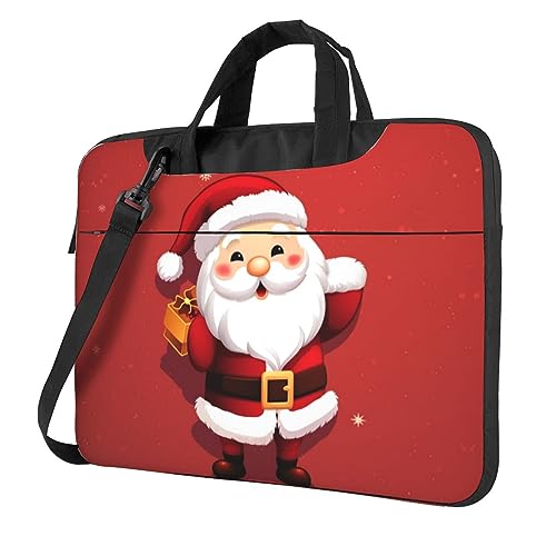 Sac à bandoulière ordinateur imprimé Père Noël, le cadeau utile pour vos collègues