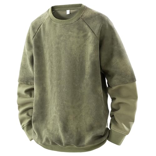 Sweat-shirt à empiècements contrastés sur les manches style athlétique pour homme