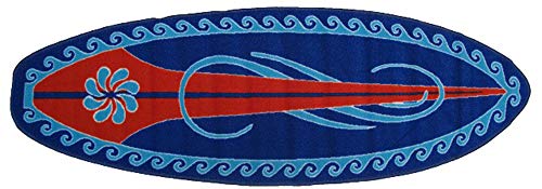 Fun Rugs Huntington Surf Accent Rug, 16-Inch by 47-Inch