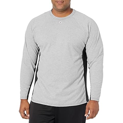 Bulwark Flame Resistant 5.5 oz Cotton/Polyester Long Sleeve Base Layer,Grey,3X-Large Cover