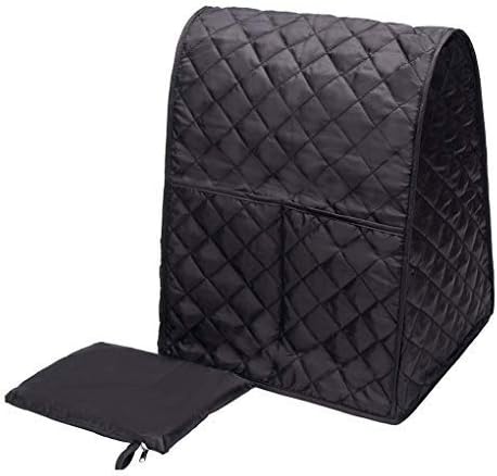 Stand Mixer Cover Home Kitchen Protective Stand Mixer Cover Quilted Pocket Organizer Bag Gadget Tool Universal Fit (Black)