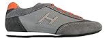 Hogan Uomo Scarpe Sneakers Olympia h Flock HXM05201684N6Z813X Grigio