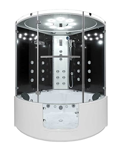 AcquaVapore Whirlpool Duschkabine Wanne Sauna Dusche K60-SW-TH-ALL 140x140cm
