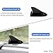 QKWL Car Shark Fin Universal Antenna, Shark Fin Antenna, Shark Fin Antenna Cover, Waterproof and Rust-Proof, Durable, Suitable for Most Cars, Trucks, SUVs, Etc (Black)