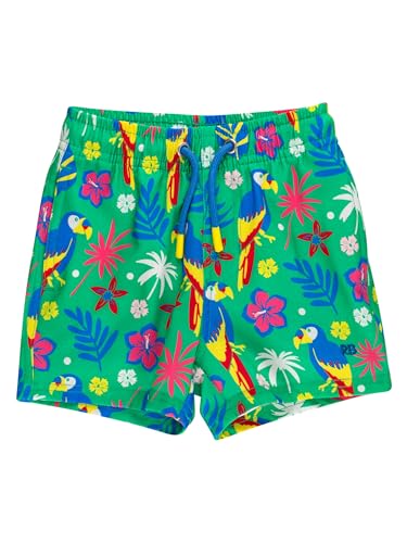 RUGGEDBUTTS Boys Performance Hybrid Stretch Swim Trunks - Fashion Swim Trunks, UPF 50+, Boy Swim Trunks