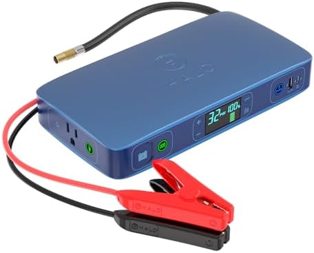 HALO Bolt Ultimate 2 Portable Car Battery Jump Starter | 130 PSI ...
