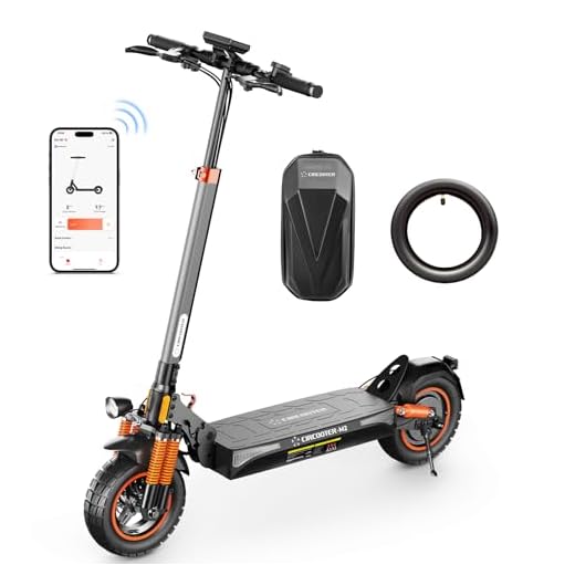 E Scooter mit Straßenzulassung und Blinker, 10 Zoll Offroad E Roller 60-70KM Reichweite, 4-Gang-Drehzahlregelung, 48V Faltbarer Elektroscooter für Erwachsene 150kg tragkraft - mit Ersatz Schlauch