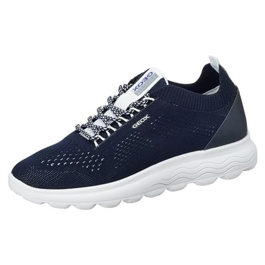Geox D Spherica A, Zapatillas Mujer, Azul Navy, 39 EU