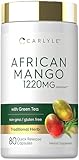Carlyle African Mango Supplement | 80 Capsules | with Green Tea Extract | Non-GMO, Gluten Free