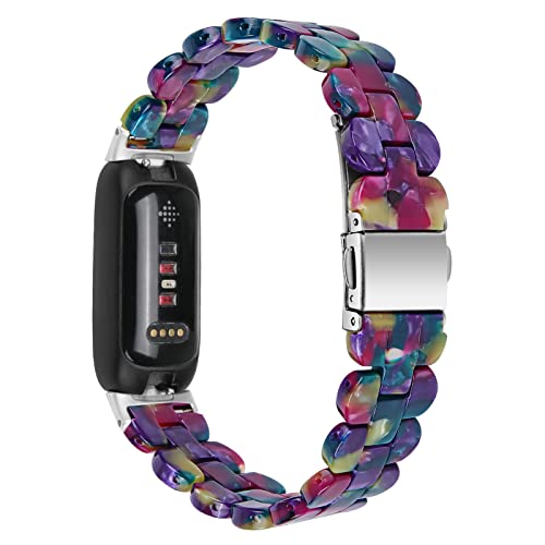 JUSUTEK 業界新登場 For Fitbit inspire 1/inspire HR/inspire 2 専用 樹脂時計バンド ベルト 樹脂交換ベルト 軽量 防汗性 腕時計 自由調整できるし男性女性兼用 クォーツ/機械式/スマートウォッチ,調整ツール