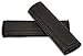 Carfactory - Cuscinetti di protezione per cinture di sicurezza, modello ASTER, colore nero, 2 pezzi