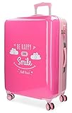 Roll Road Happy Valigia, 69 cm, 75 liters, Rosa