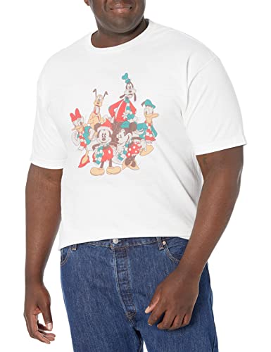 Disney T-Shirt Vacances Blanc XL pour Sorties en Famille et Parcs Attraction Homme