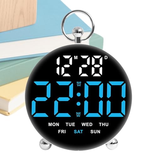 Reloj despertador infantil que soluciona los despertares difíciles con doble alarma LED 2