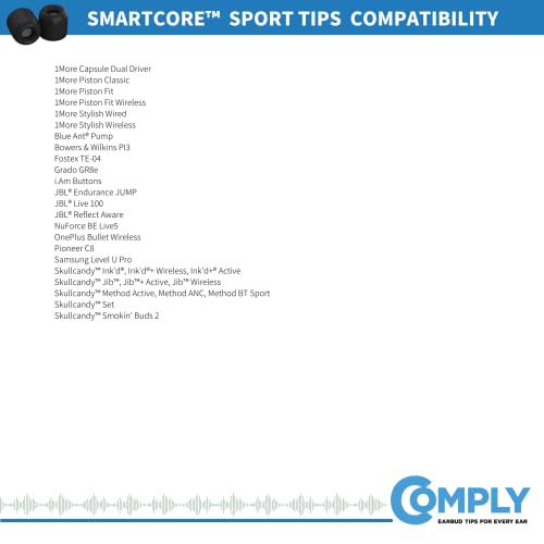 Comply™ Isolation Plus Noise Reducing Tips with WaxGuard for Sony MDR-XB50AP, XBA-Z5, MDR-EX1000, XBA-A2, MDR-EX1000, WI-1000X, WI-C-400 and More! Ultimate Comfort | Unshakeable Fit | Asstd (S/M/L) by Comply - Image 8