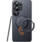 TOCOL Magnetic for Samsung Galaxy S26 Ultra Case with Kickstand, Compatible with Magsafe, Drop Protection, Slim Matte Back Cover for Galaxy S26 Ultra 6.9-Inch (Black)